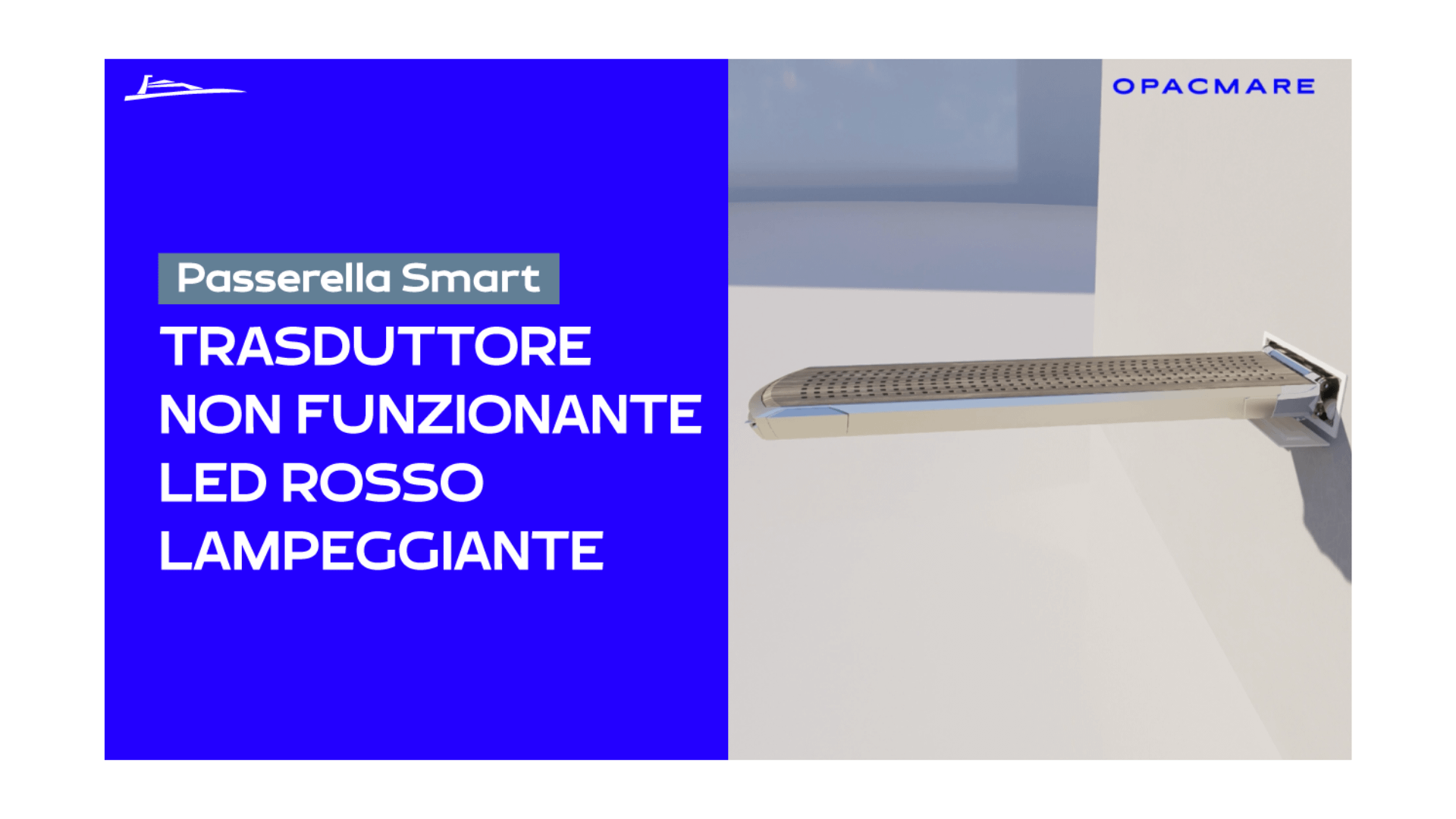 Alt TRASDUTTORE NON FUNZIONANTE - LED ROSSO LAMPEGGIANTE